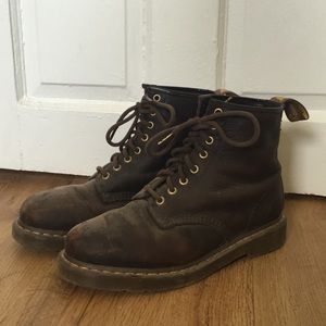Vintage Dr Martens 1460 Crazy Horse Aztec Boots